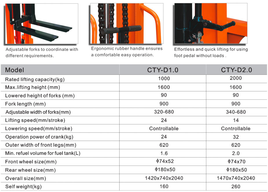 Hand Stacker CTY-D | Car Lift
